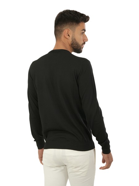 SUITE 191 crewneck sweater in black wool