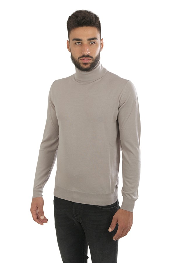 SUITE 191 turtleneck in sepia-colored wool