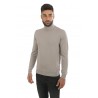 SUITE 191 turtleneck in sepia-colored wool