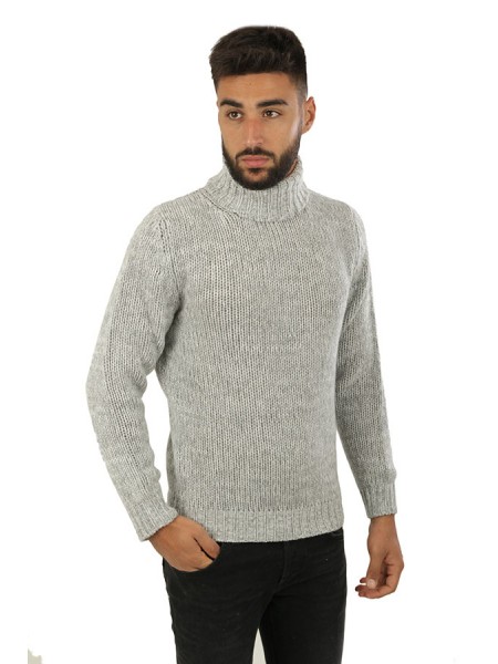 Grey cashmere SUITE 191 turtleneck