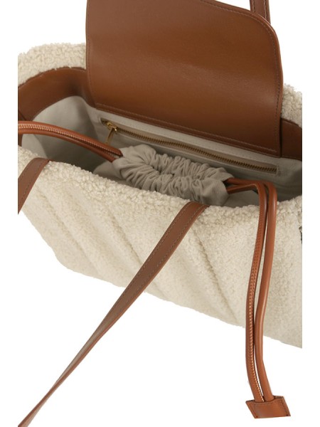 Bag THEMOIRE kore re-fur milk/brown