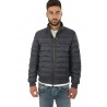 Reversible inner polyamide quilted down jacket