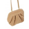 THEMOIRE Gea Re-Fur Almond Clutch Bag