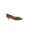 Brown suede PROSPERINE pumps