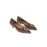 Brown suede PROSPERINE pumps