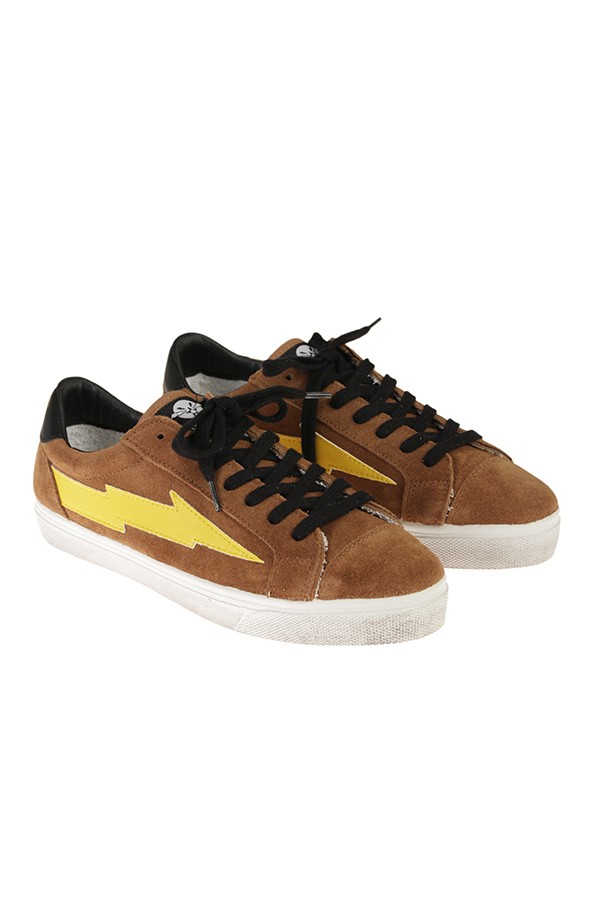 sneakers SANYAKO in camoscio marrone