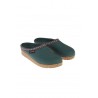 HAFLINGER green wool felt slipper