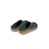 HAFLINGER green wool felt slipper