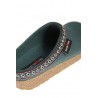 HAFLINGER green wool felt slipper