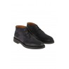 DOUCAL'S black suede ankle boot shoe