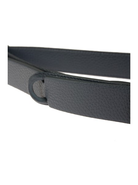 navy blue leather ORCIANI belt