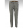 BRIGLIA trousers in stone-colored flannel