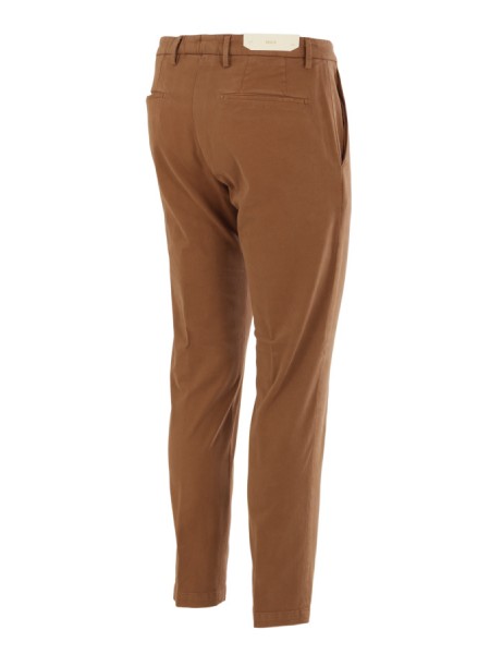 Tobacco stretch BRIGLIA trousers