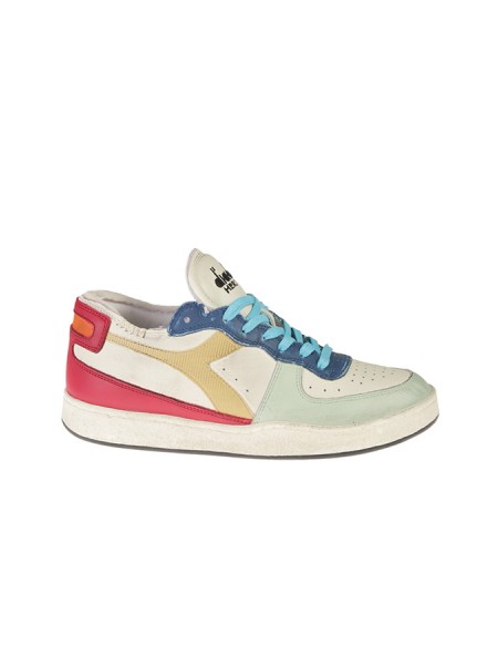 Multicolor DIADORA basket row cut sneaker