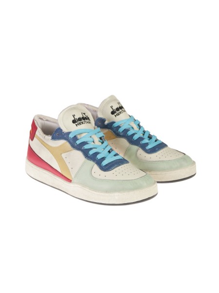 Sneaker DIADORA basket row cut multicolor