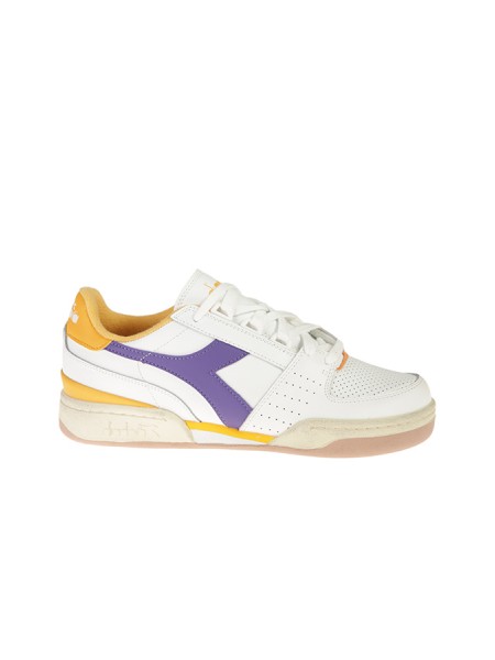 Sneakers DIADORA davis leather white orange