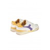 Sneakers DIADORA davis leather bianco arancio