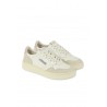 AUTRY medalist low white-beige-pink sneakers