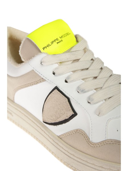 White-beige PHILIPPE MODEL lyon sneakers