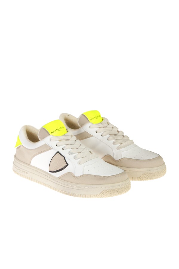 White-beige PHILIPPE MODEL lyon sneakers