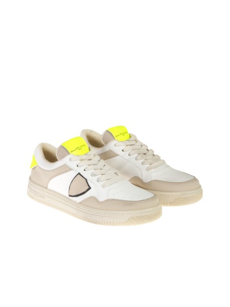 White-beige PHILIPPE MODEL lyon sneakers