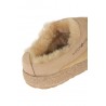 HAFLINGER slipper in beige suede