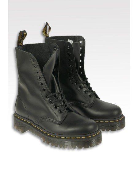 Bex smooth DR MARTENS 10-hole black boot