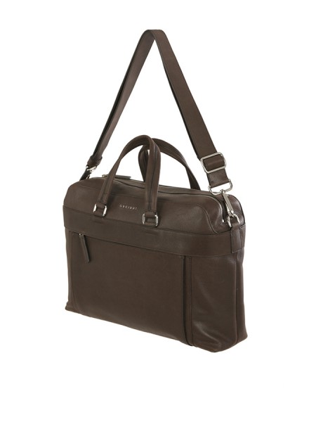 Dark brown chevrette ORCIANI bag