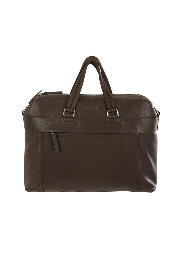 Dark brown chevrette ORCIANI bag