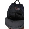 Blue-brown velvet MC2 backpack