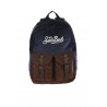 Blue-brown velvet MC2 backpack