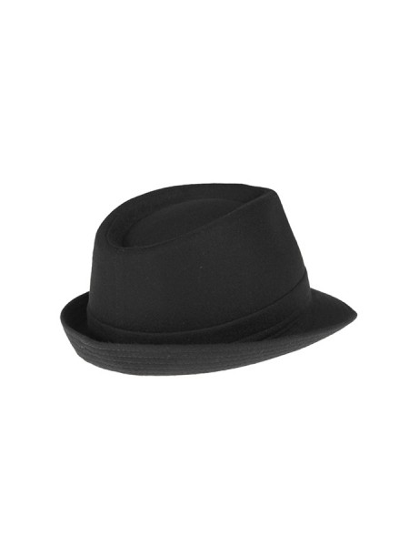 Black wool felt HILLMANN hat