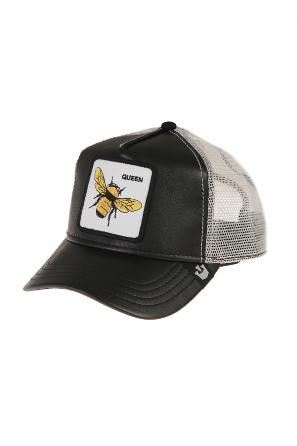 Black leather bee GOORIN BROS hat