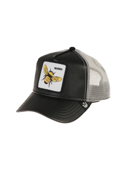 Black leather bee GOORIN BROS hat