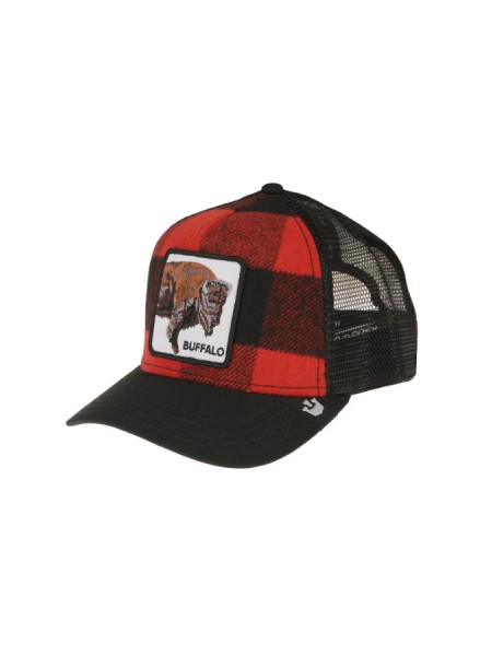 Red check buffalo GOORIN BROS hat