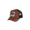 Buffalo hat GOORIN BROS chocolate leather