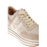 Pink-Ivory HOGAN midi platform shoe