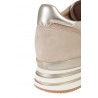 Pink-Ivory HOGAN midi platform shoe