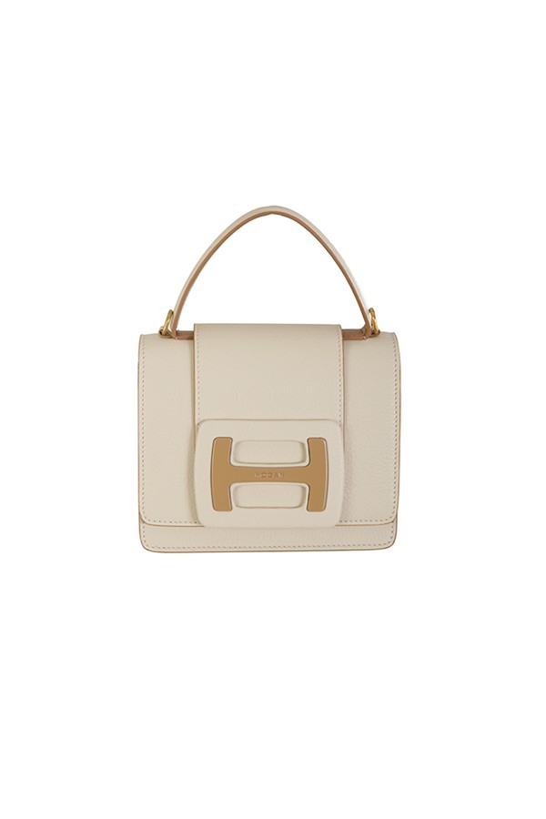 Micro bag HOGAN shoulder bag in ivory leather