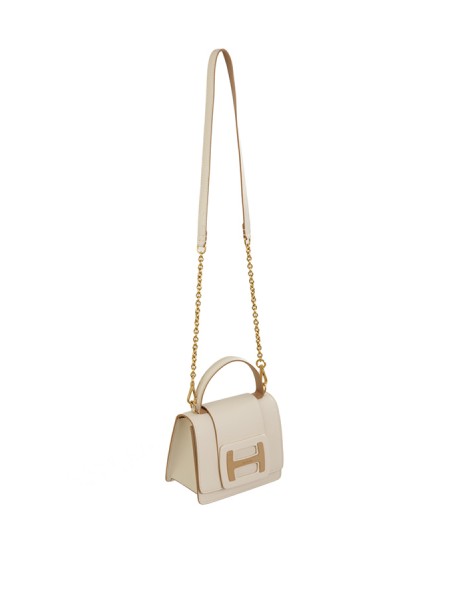 Micro bag HOGAN shoulder bag in ivory leather