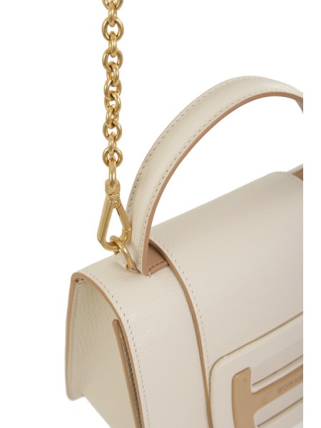 Micro bag HOGAN shoulder bag in ivory leather