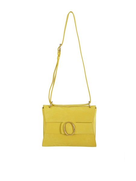 Yellow nubuck bag ORCIANI