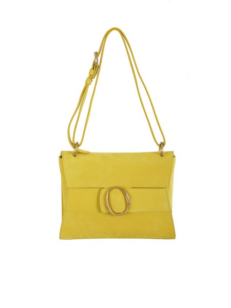 Yellow nubuck bag ORCIANI