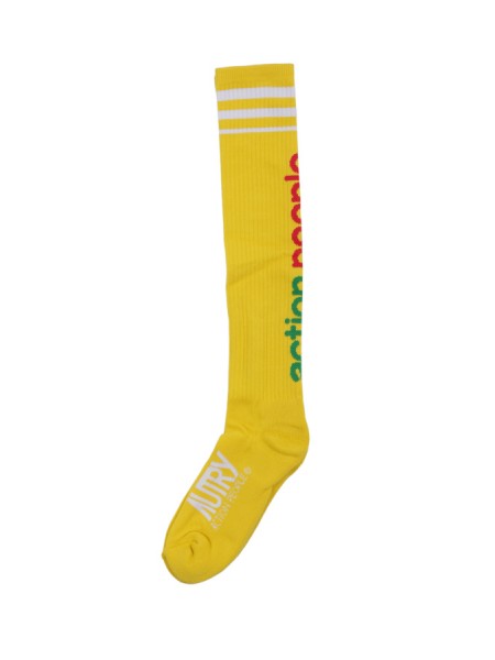 Yellow AUTRY socks