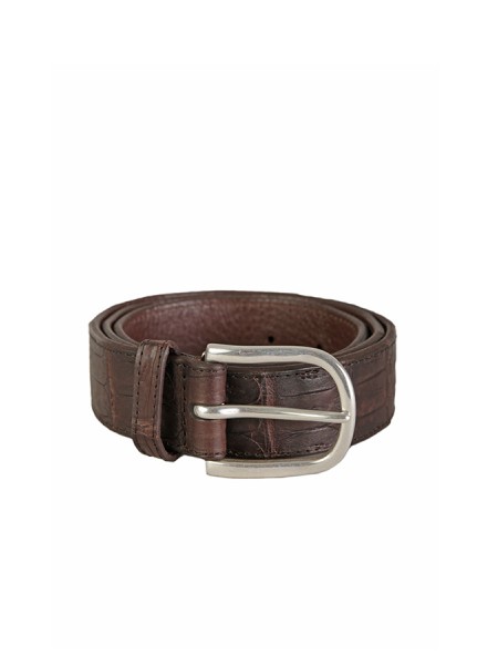 Ebony crocodile ORCIANI belt