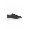 Santoni men's black sneaker