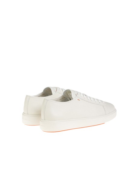 Men's white SANTONI sneaker