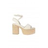 Paloma Barcelo Sandal Art.082313 WHITE