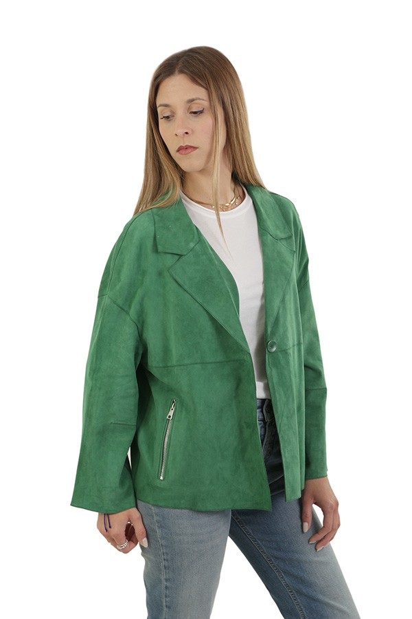 The Jackie jacket Art.BISQUIT GREEN