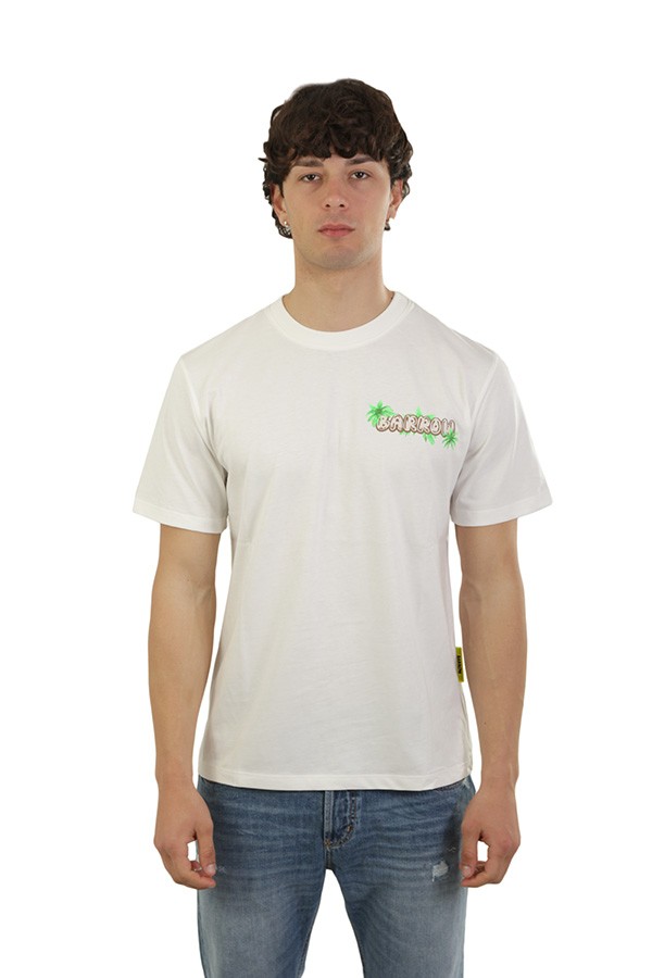 T-Shirt BARROW Art.034040 WHITE